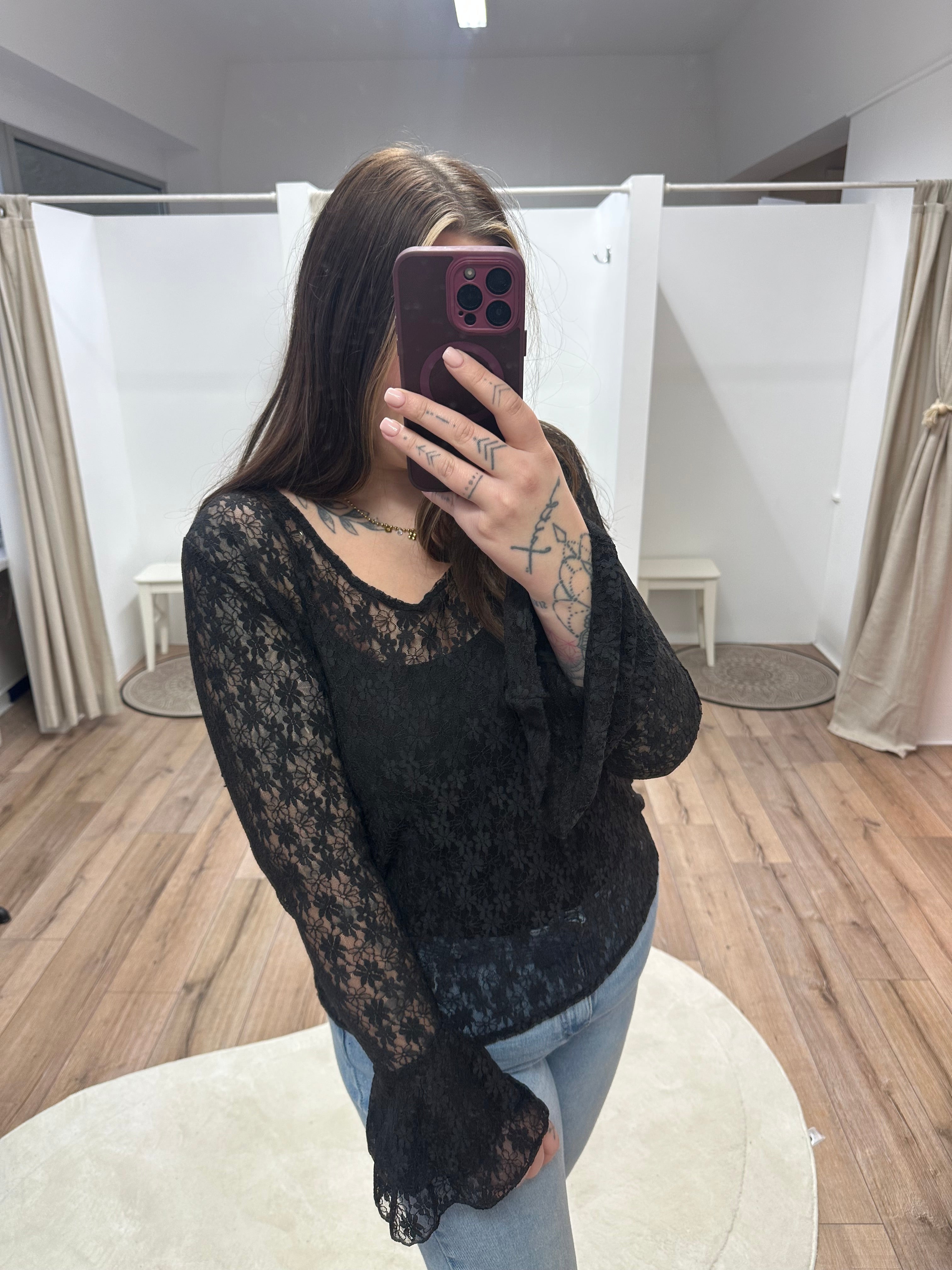 Spitzen Longsleeve Myra