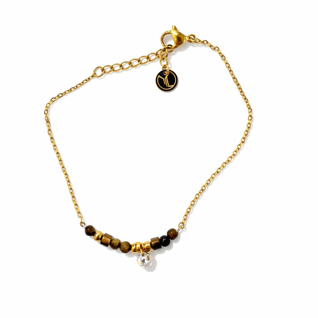 Armband Brown christal