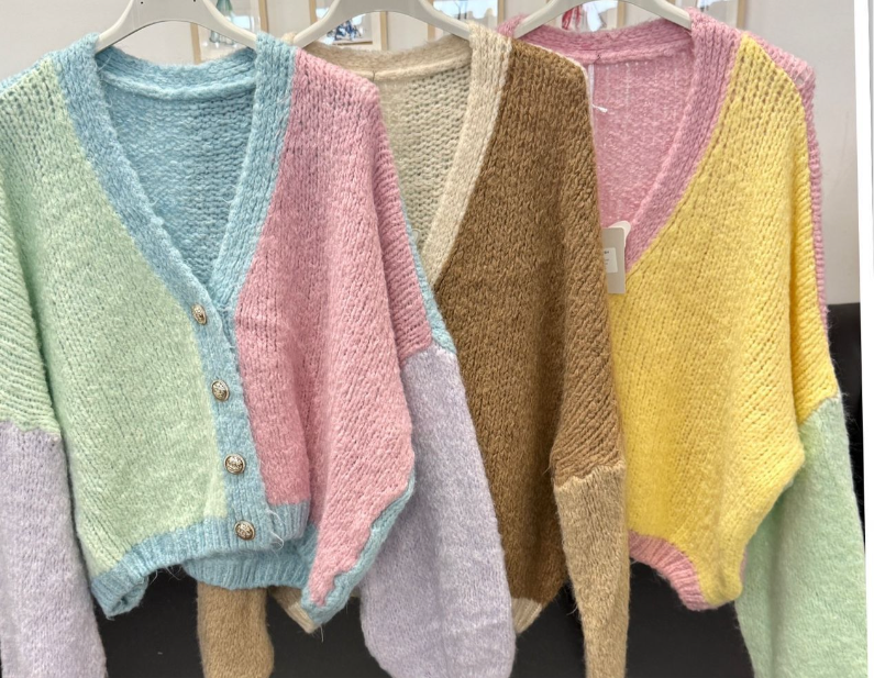 Mehrfarbiger Cardigan