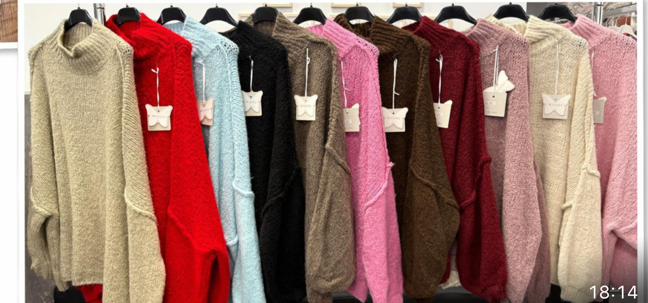 Strickpullover Ava lang