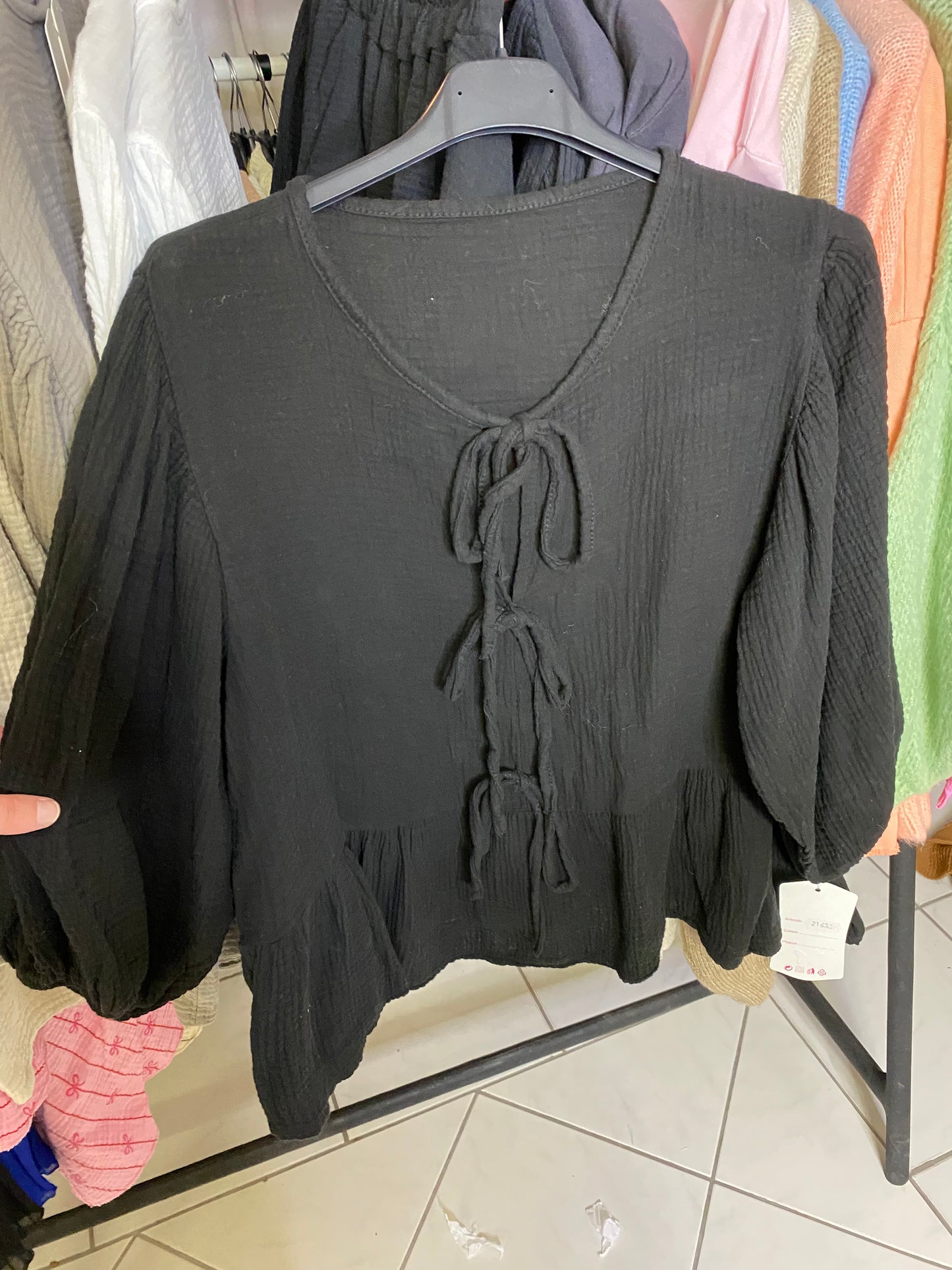 Musselinbluse Lea
