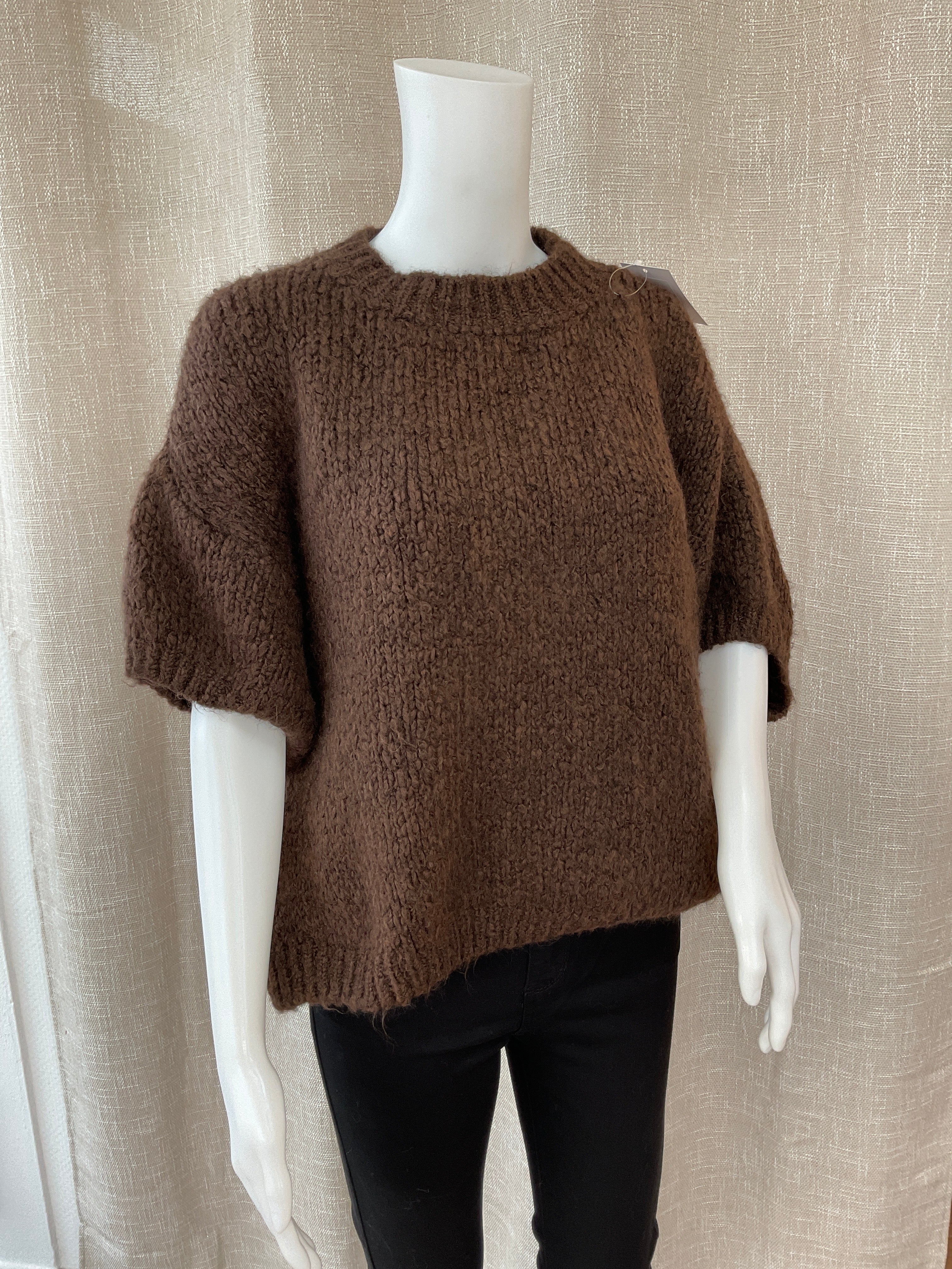 Kurzarm Strickpullover