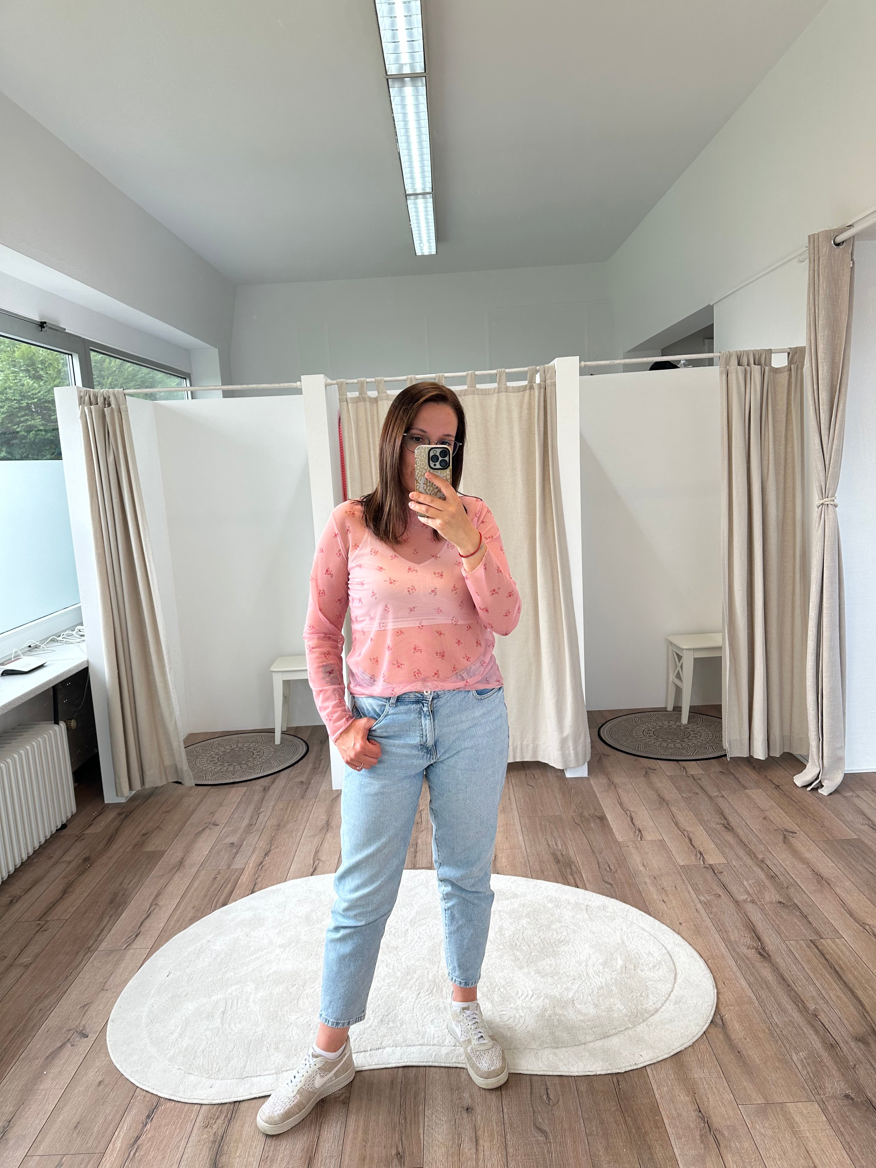 Mesh Langarmshirt Milena