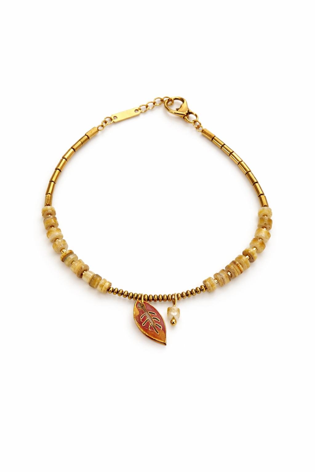 Armband Beige Feather