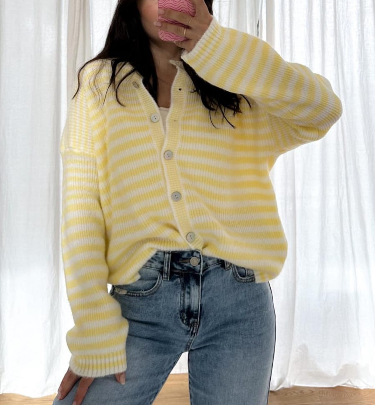 Streifen cardigan