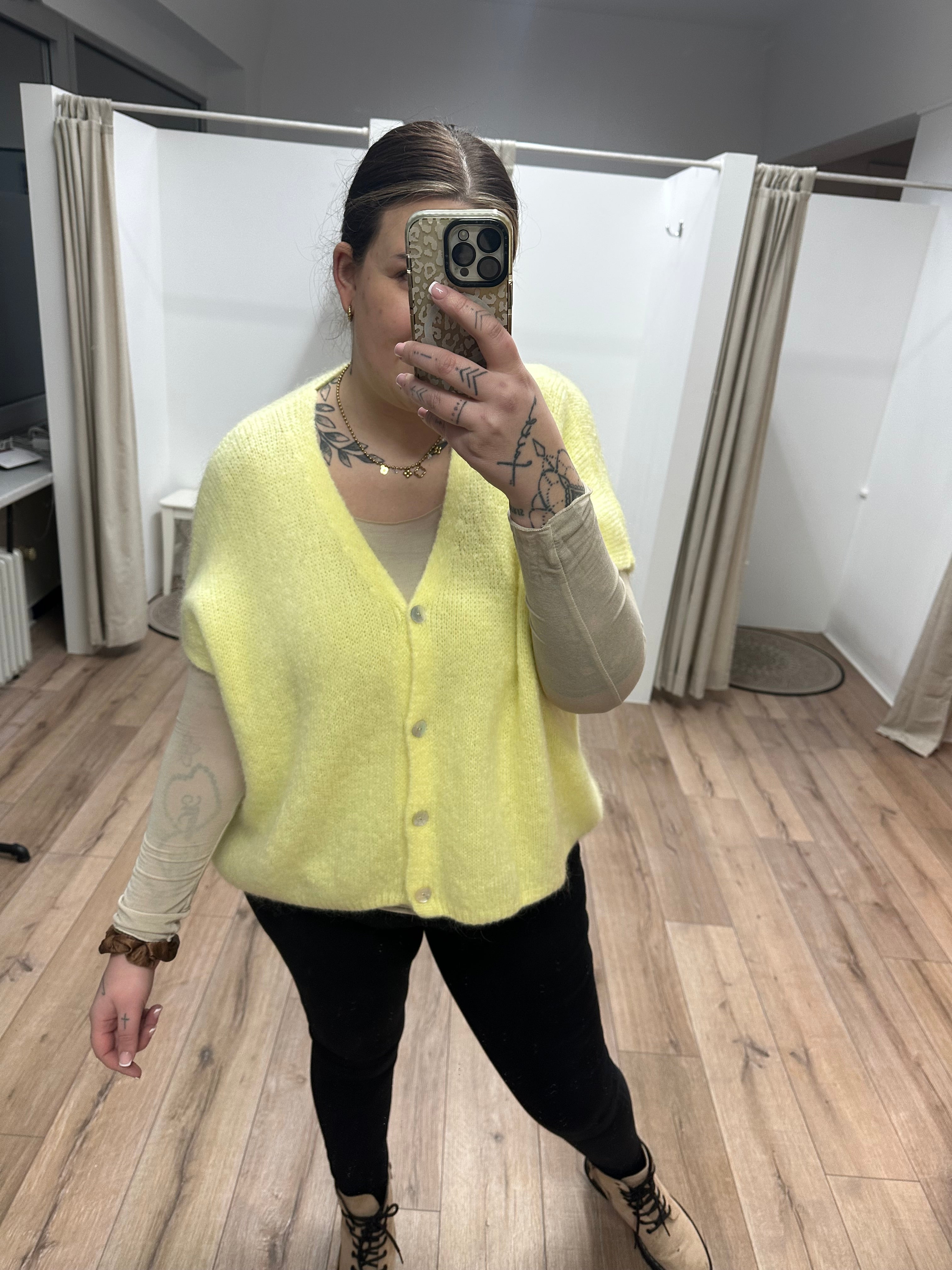 Oversize Strickweste