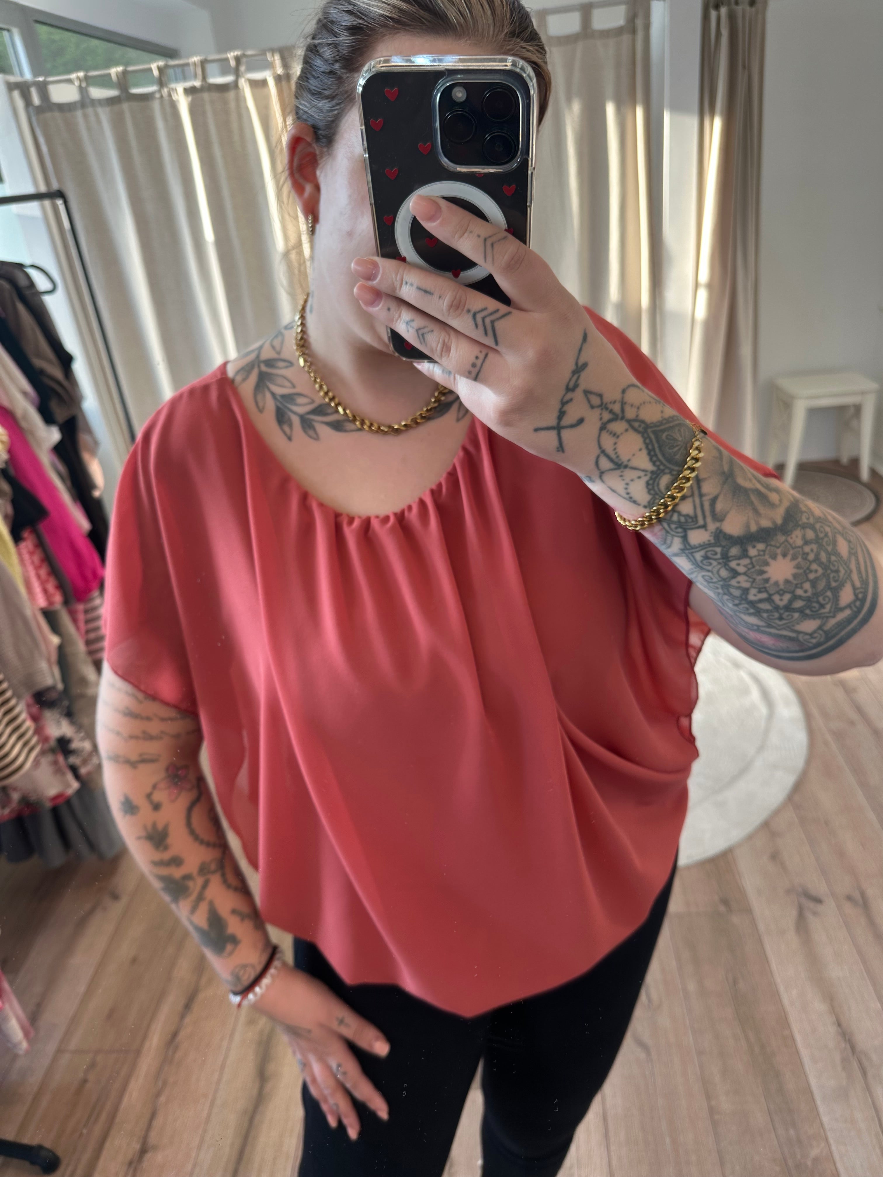Flatterbluse