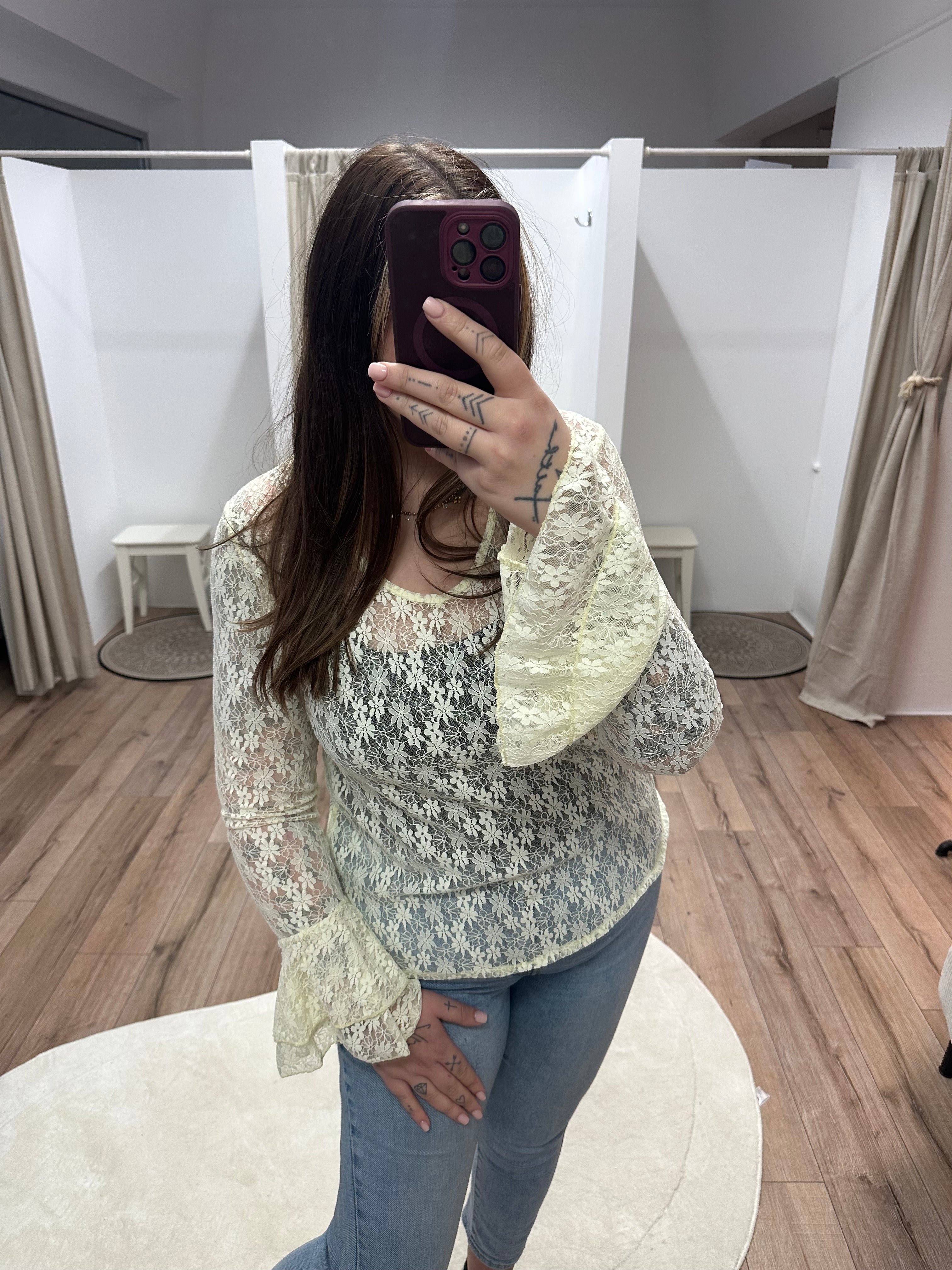 Spitzen Longsleeve Myra