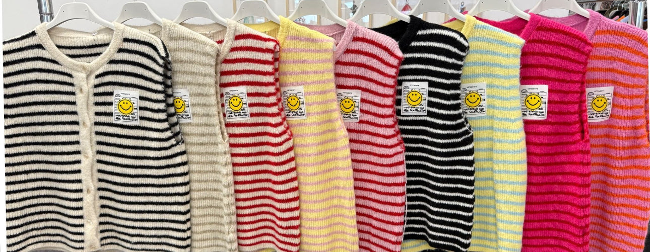 Weste Smile gestreift