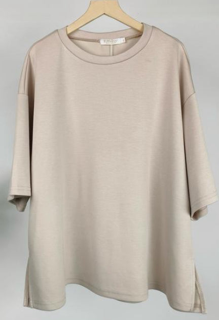 T-shirt Butterstoff Beige