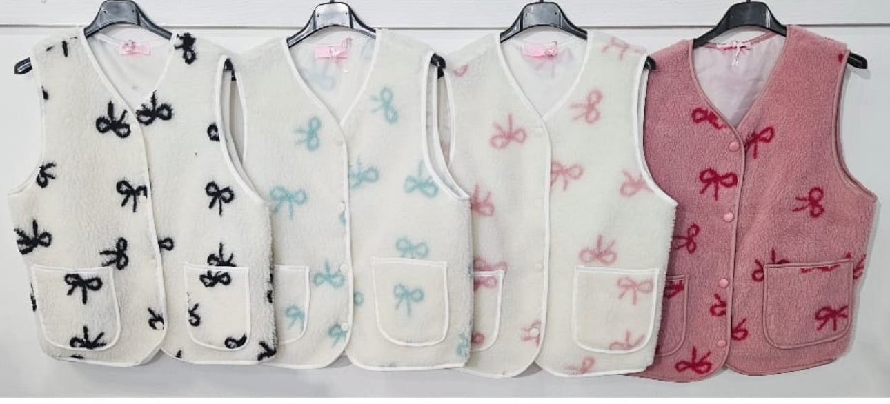 Weste Sina Schleifen mit Taschen