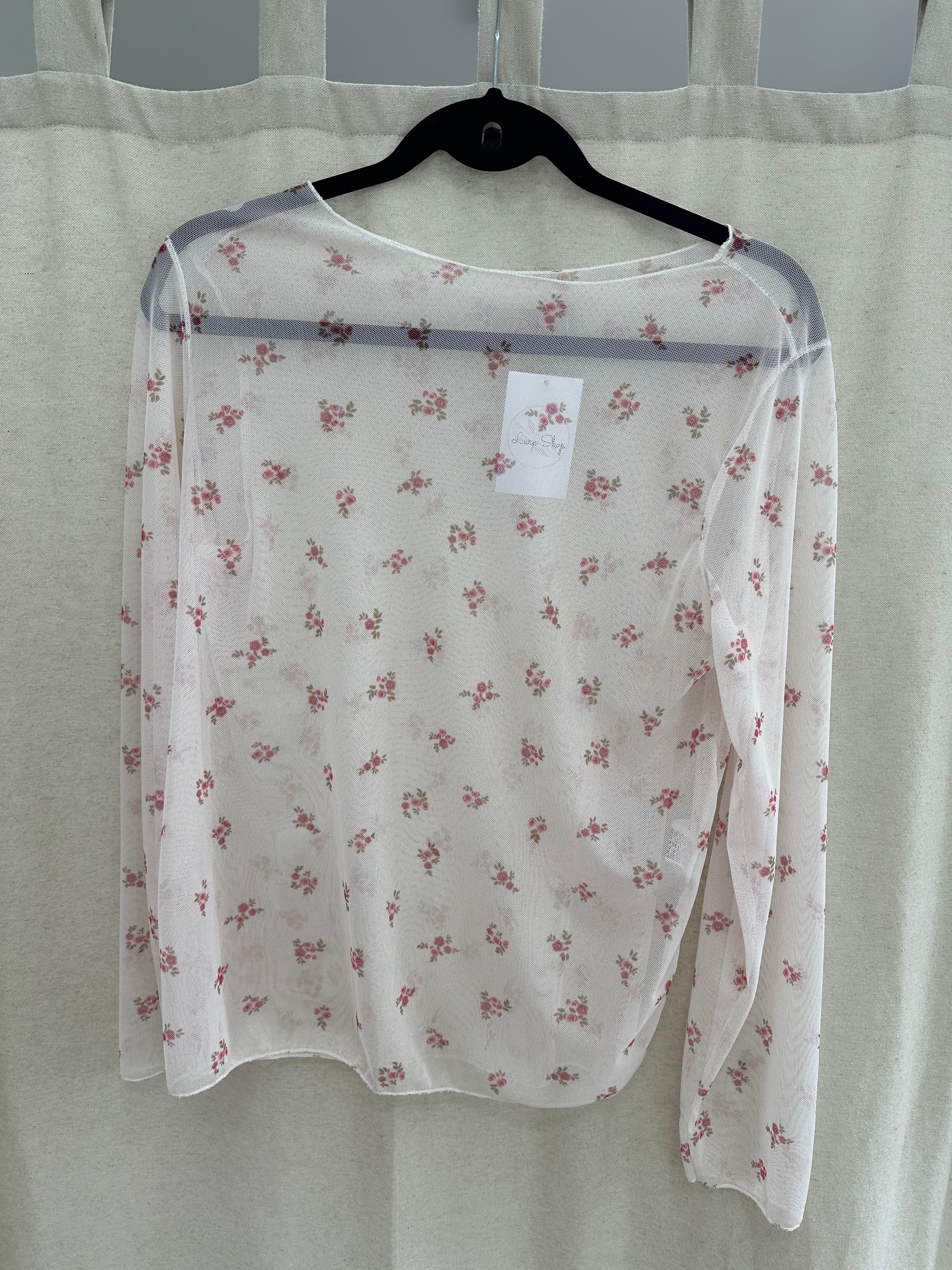 Mesh Langarmshirt Milena