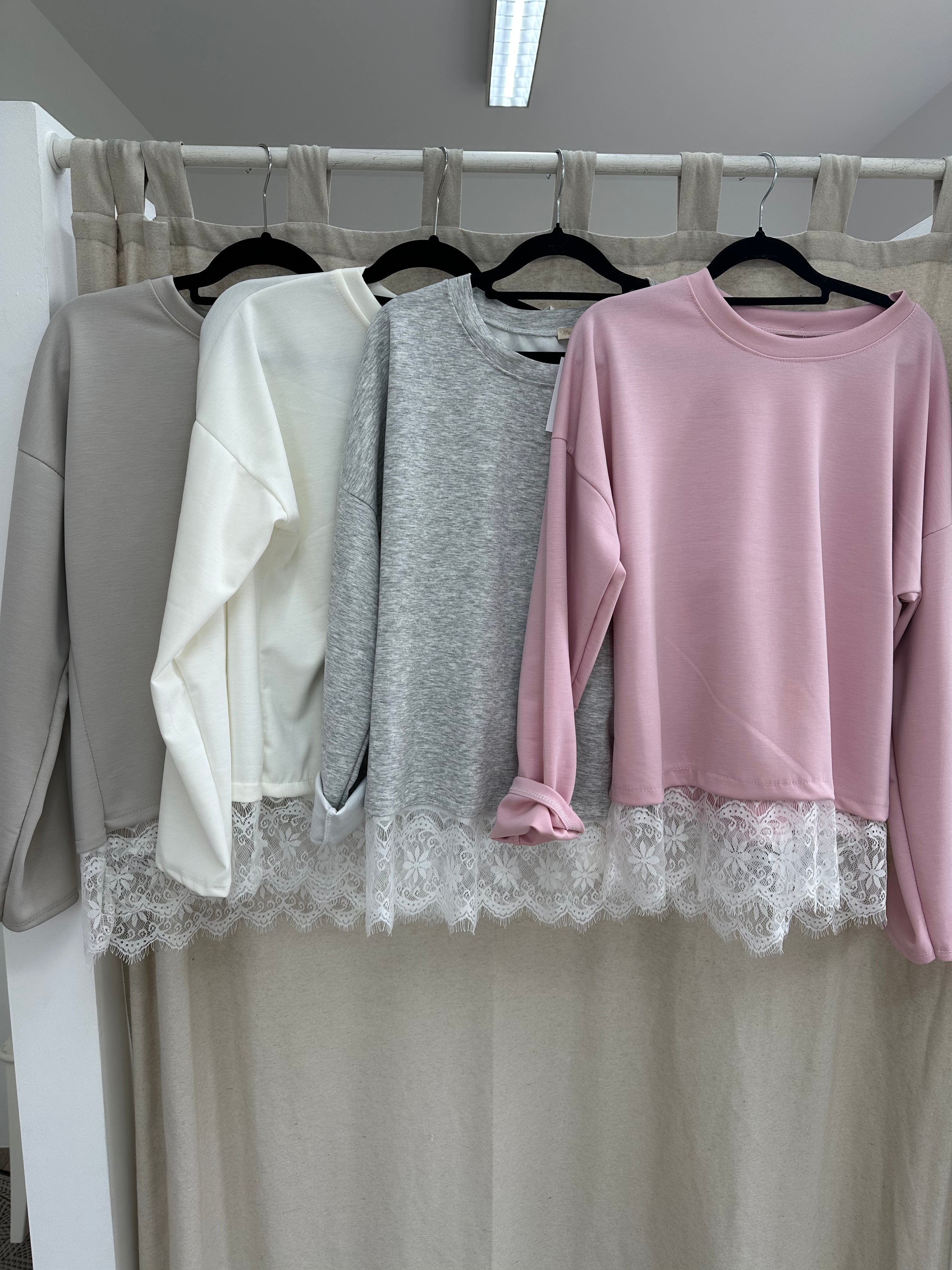 Sweater mit Spitze