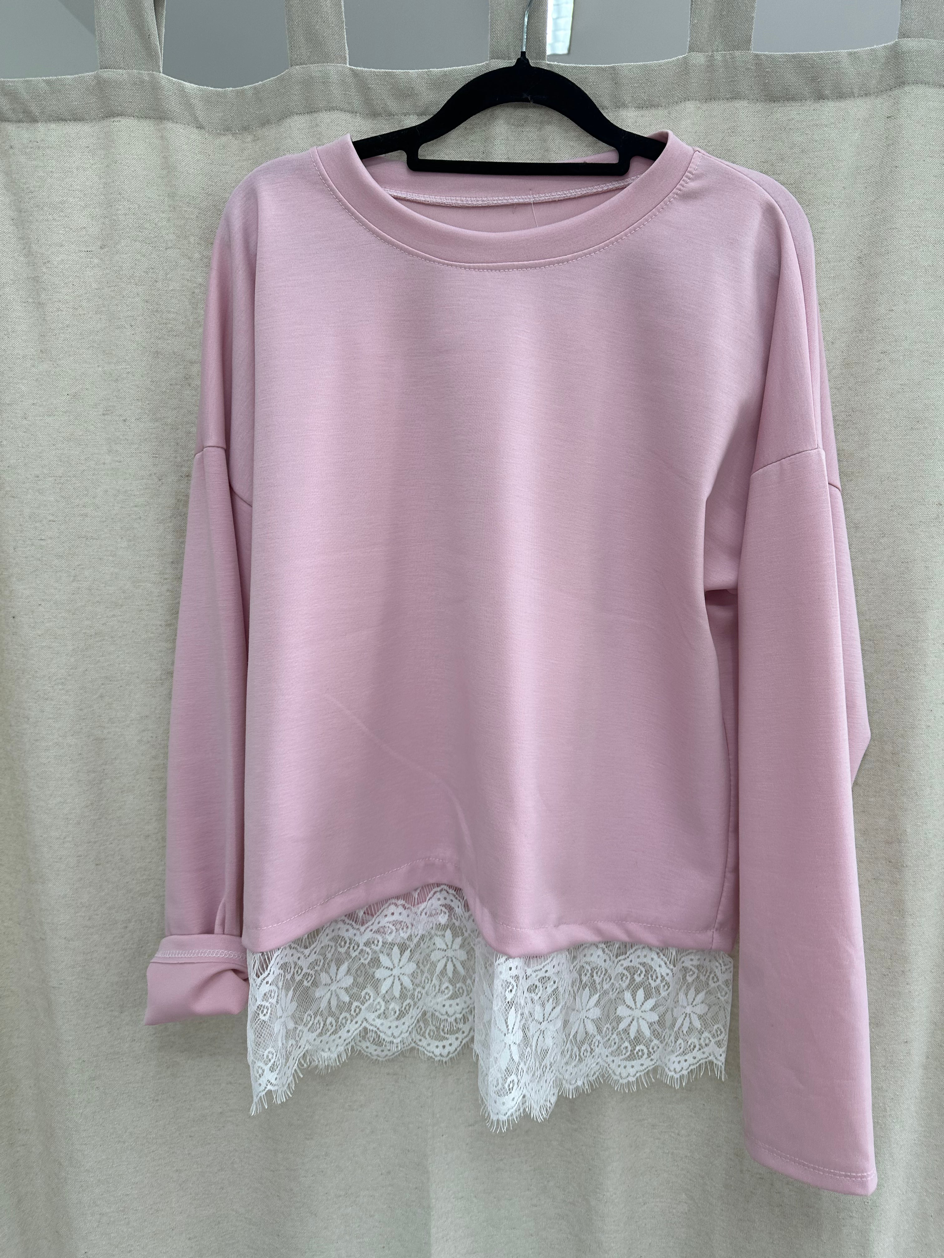 Sweater mit Spitze