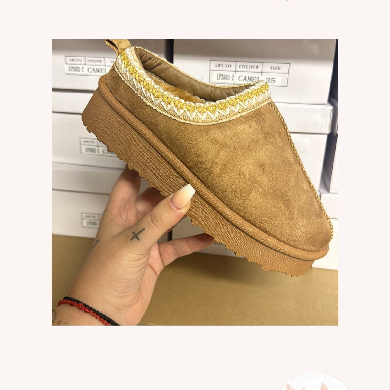 Slipper Hazel Camel