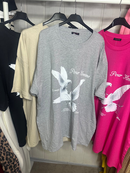 Oversize T-shirt Täubchen