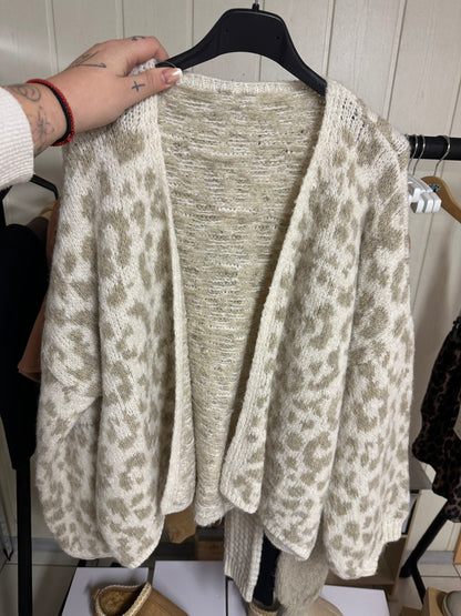 offener Leo Cardigan
