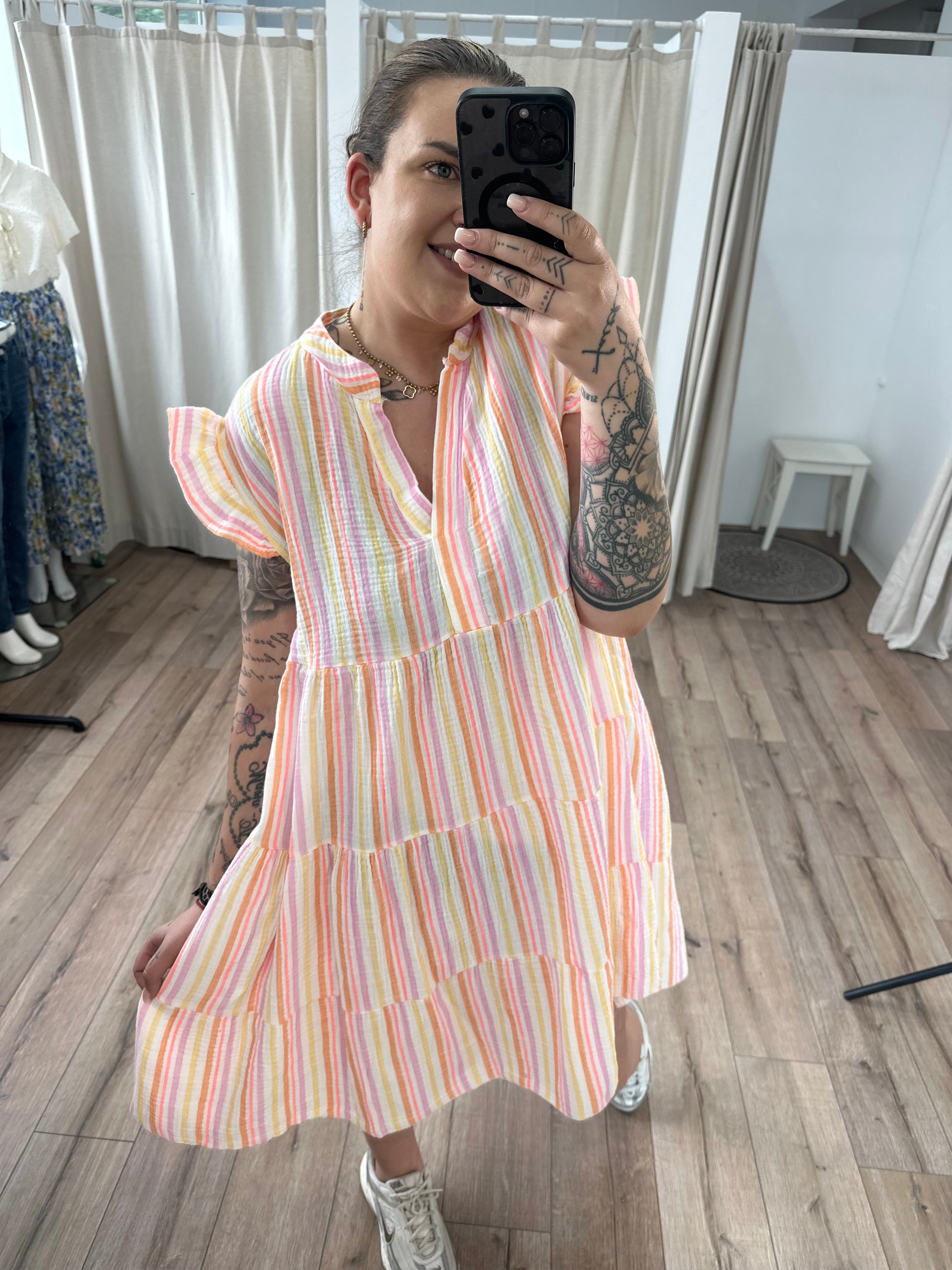 Kleid Leonie Pastell