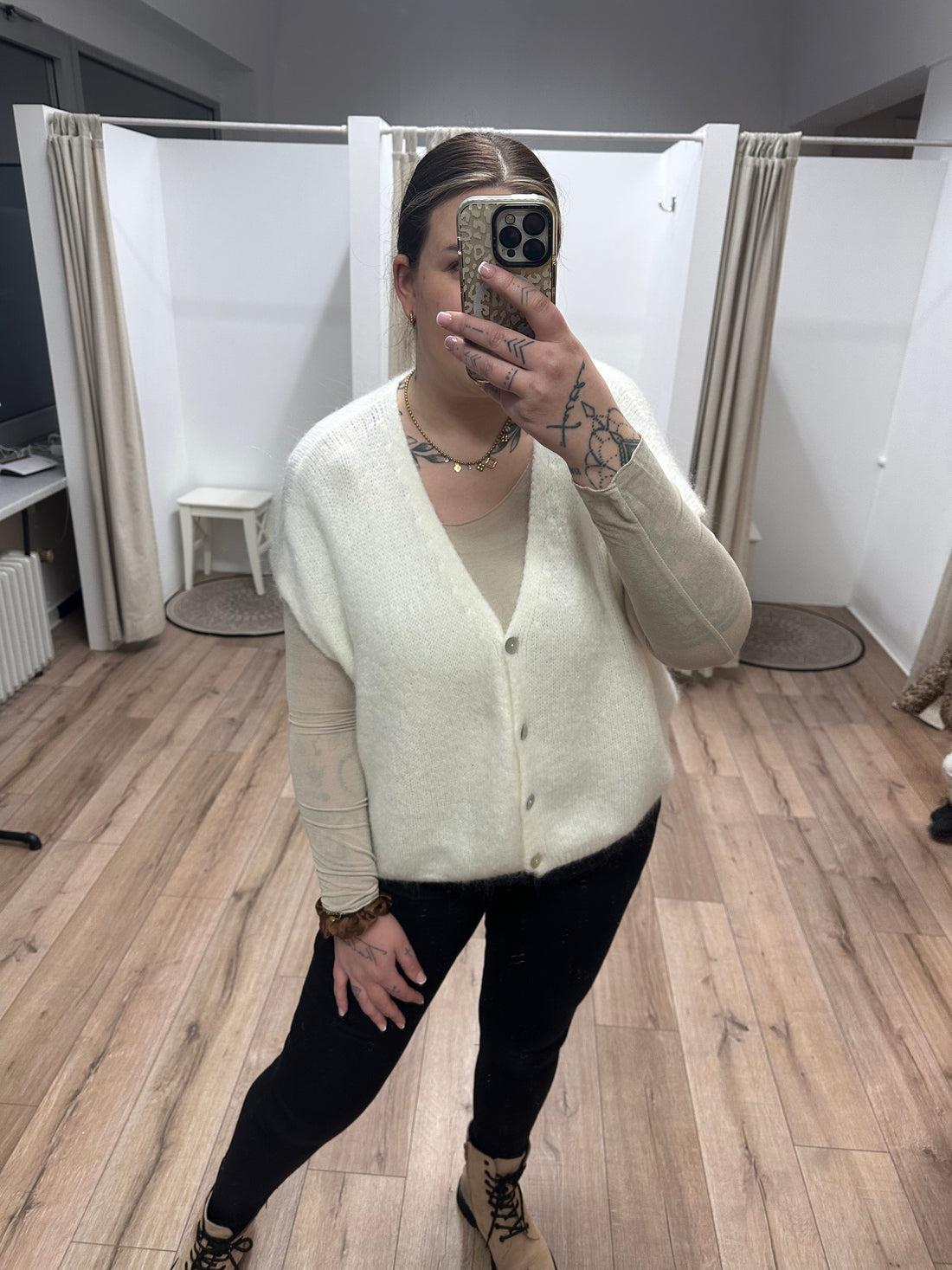 Oversize Strickweste