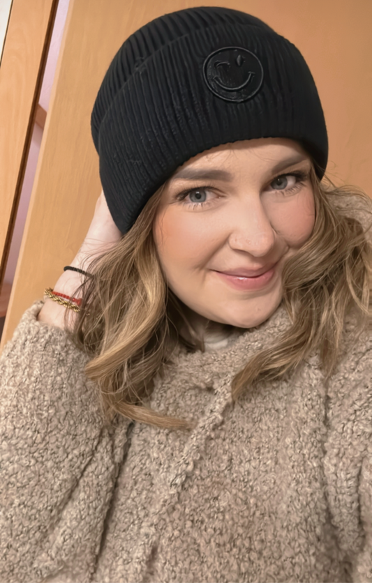 Mütze Smile Schwarz