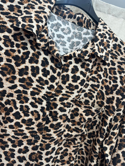 Leoparden Bluse