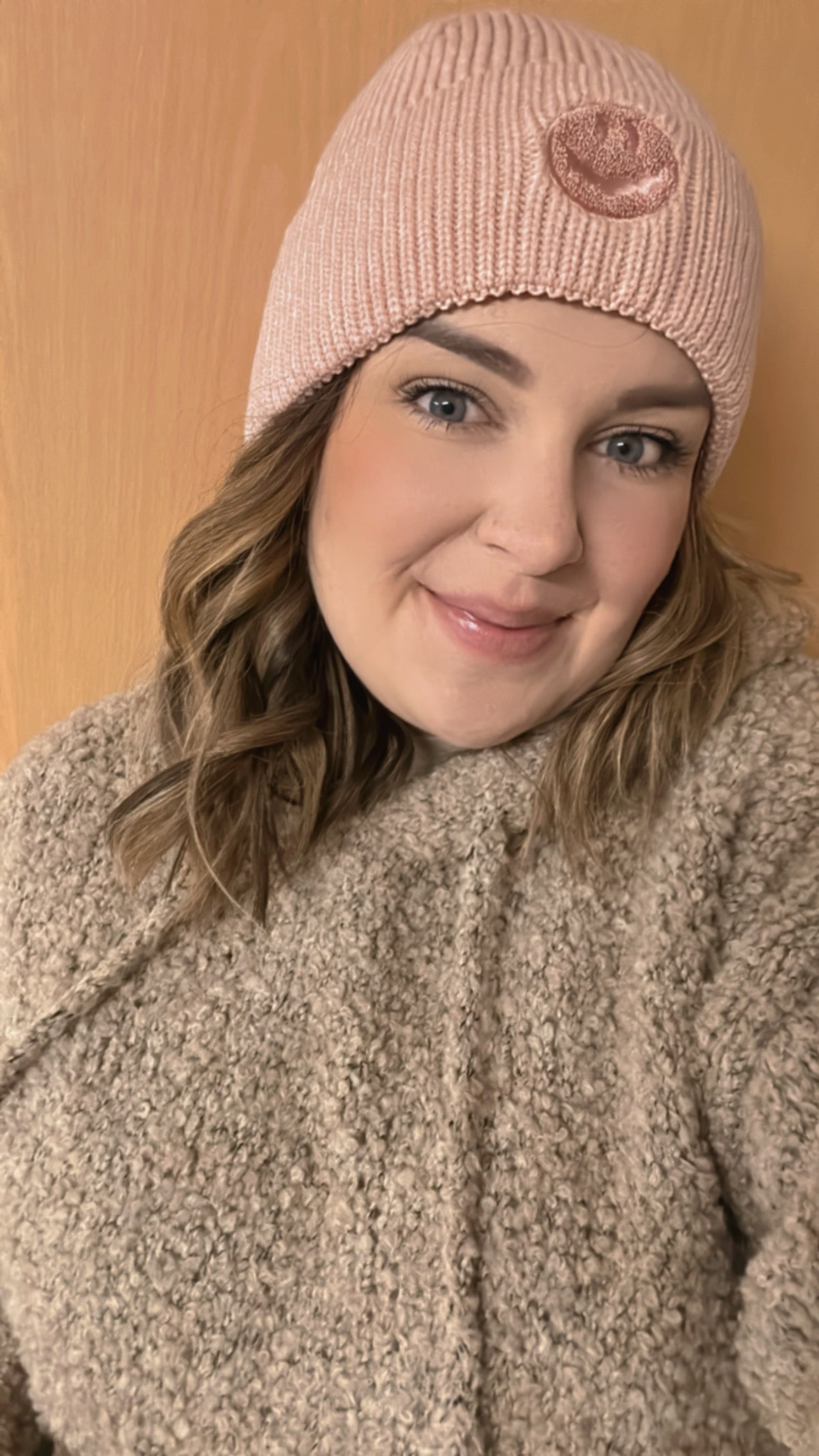 Mütze Smile Rosa