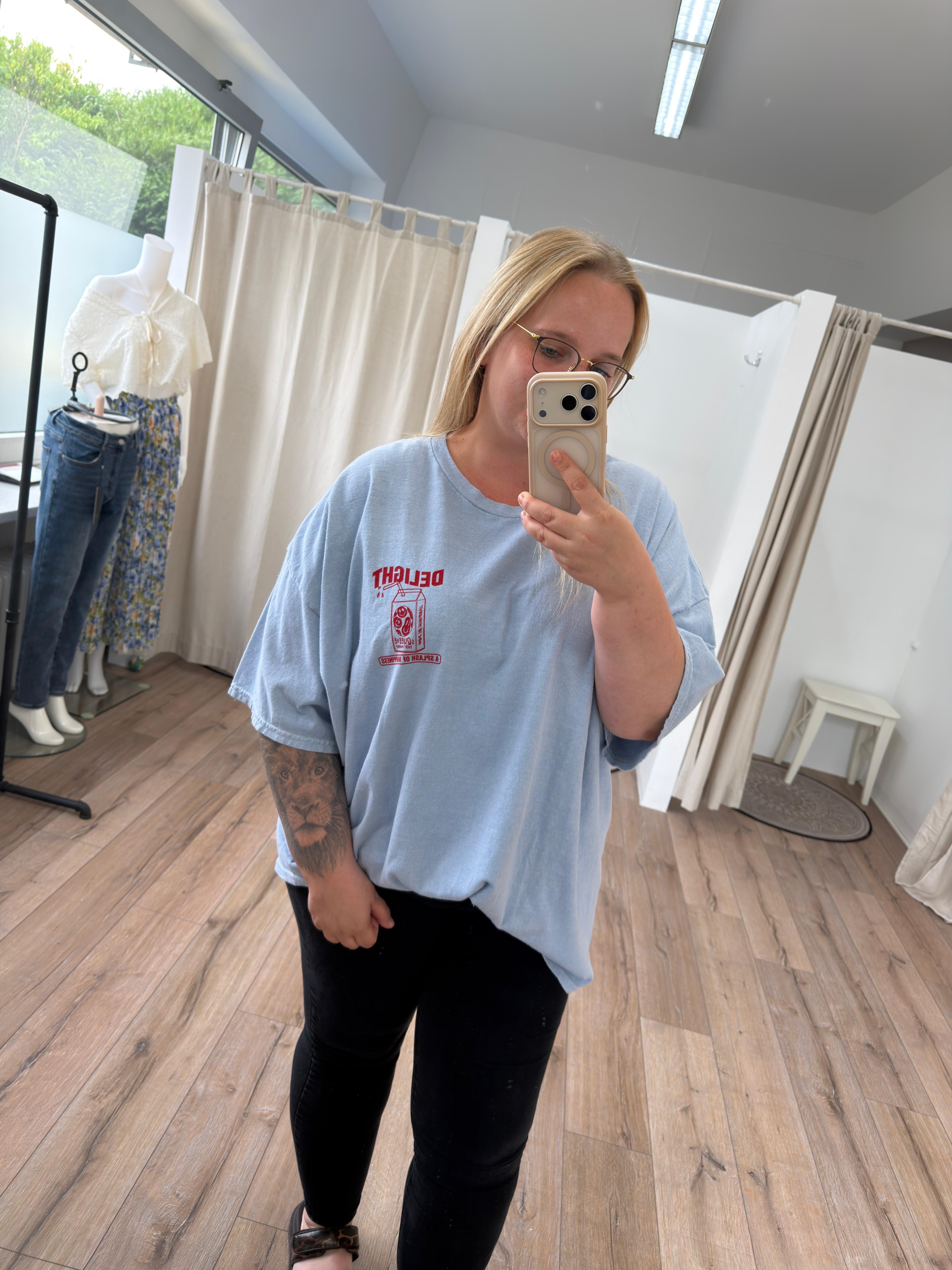 Oversize Shirt Trinktütchen