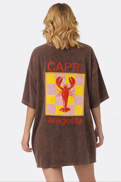 Oversize Shirt Capri