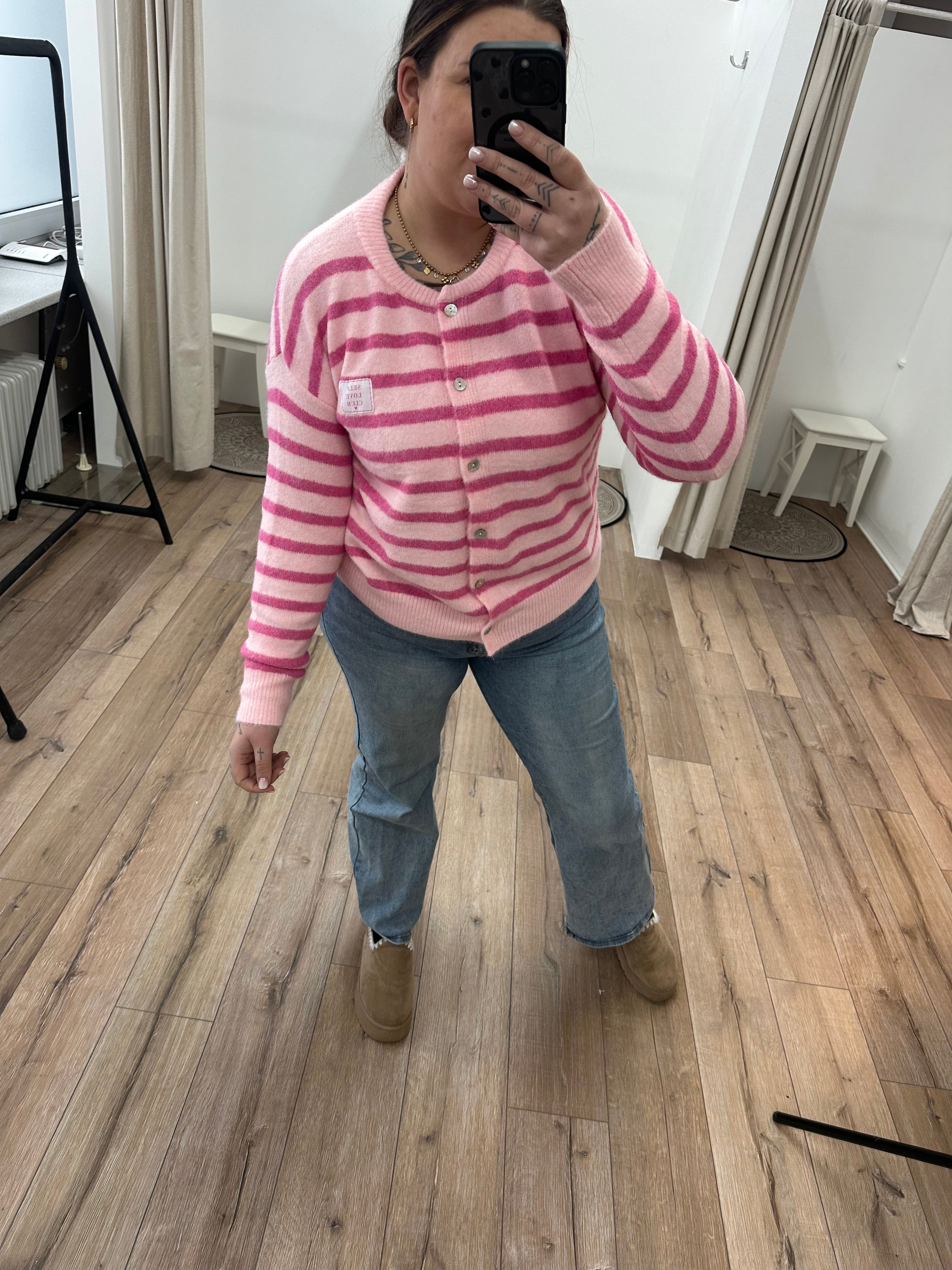 Strickjacke selflove