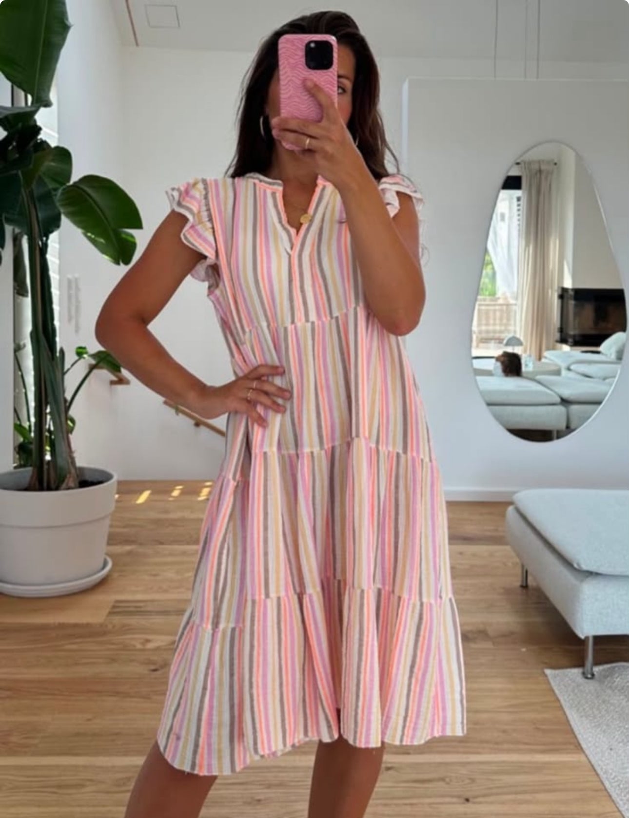 Kleid Leonie Pastell