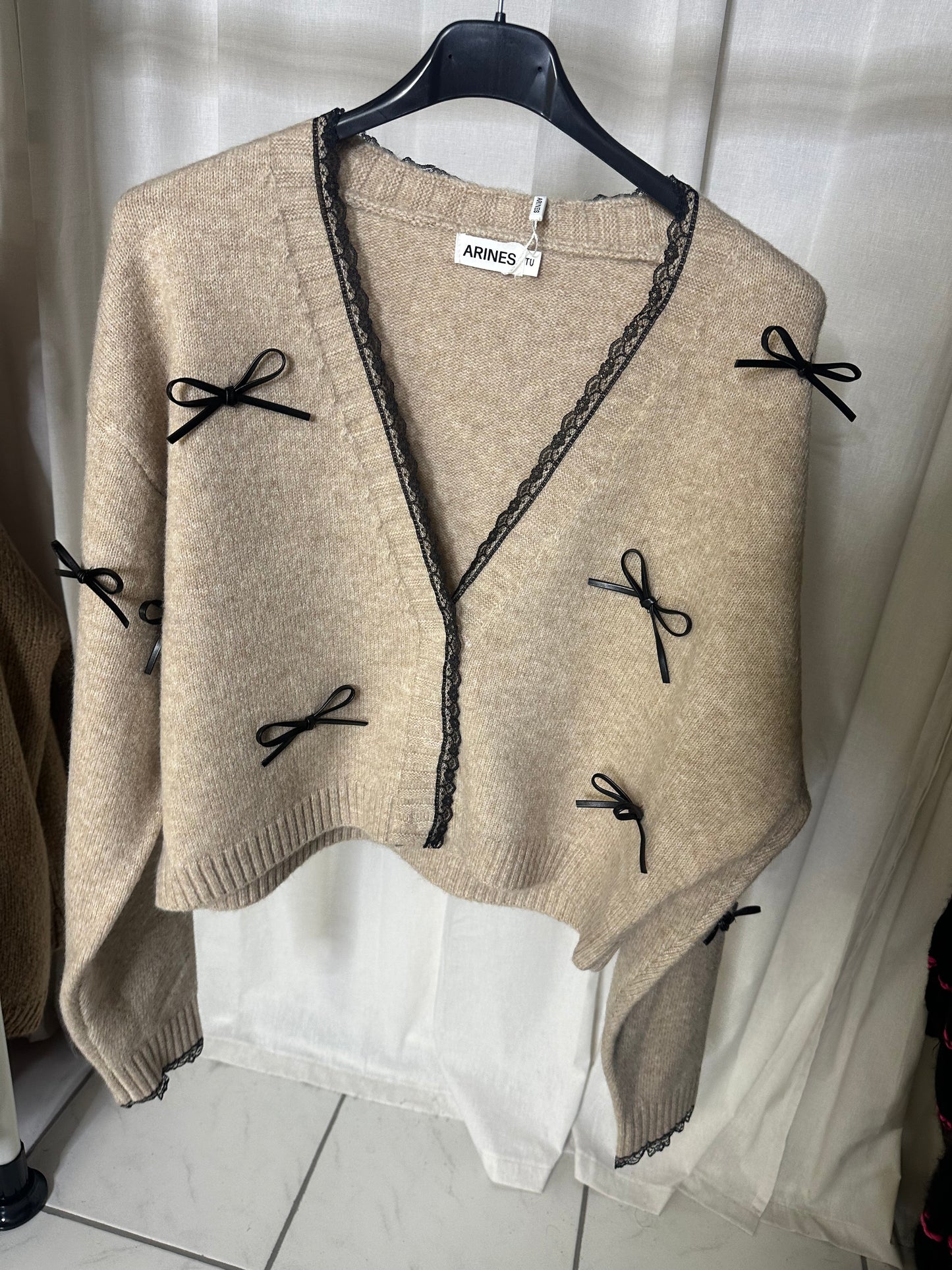 Cardigan Susi Taupe
