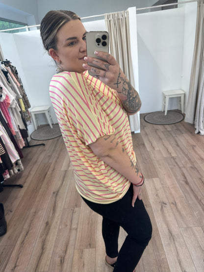 Lockeres Streifenshirt