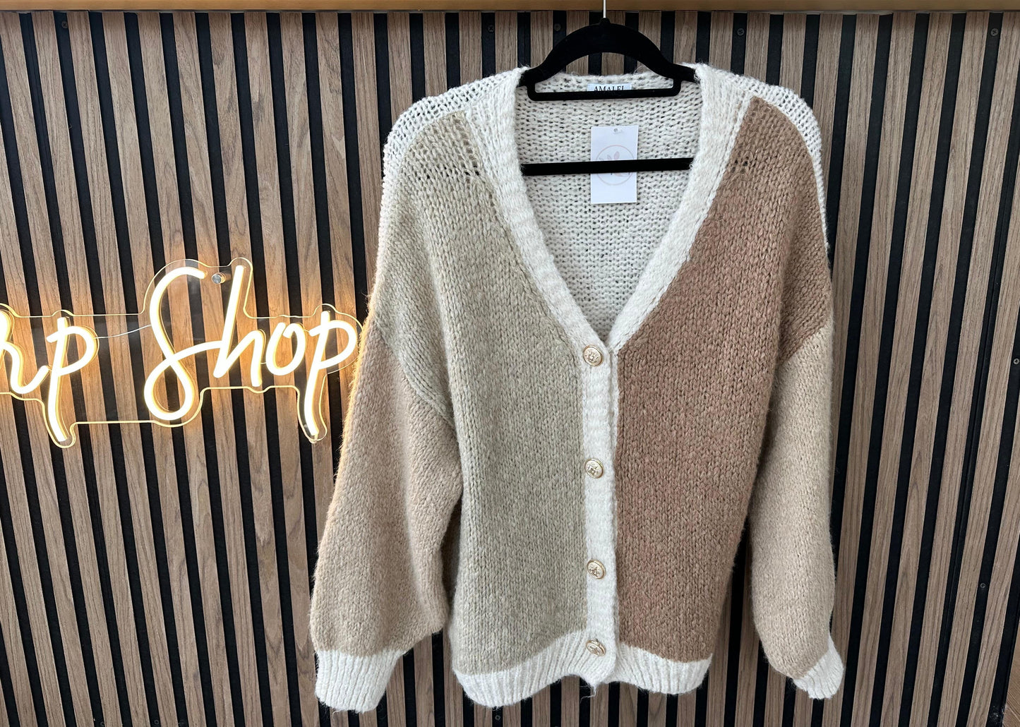 Cardigan Mehrfarbig curvy