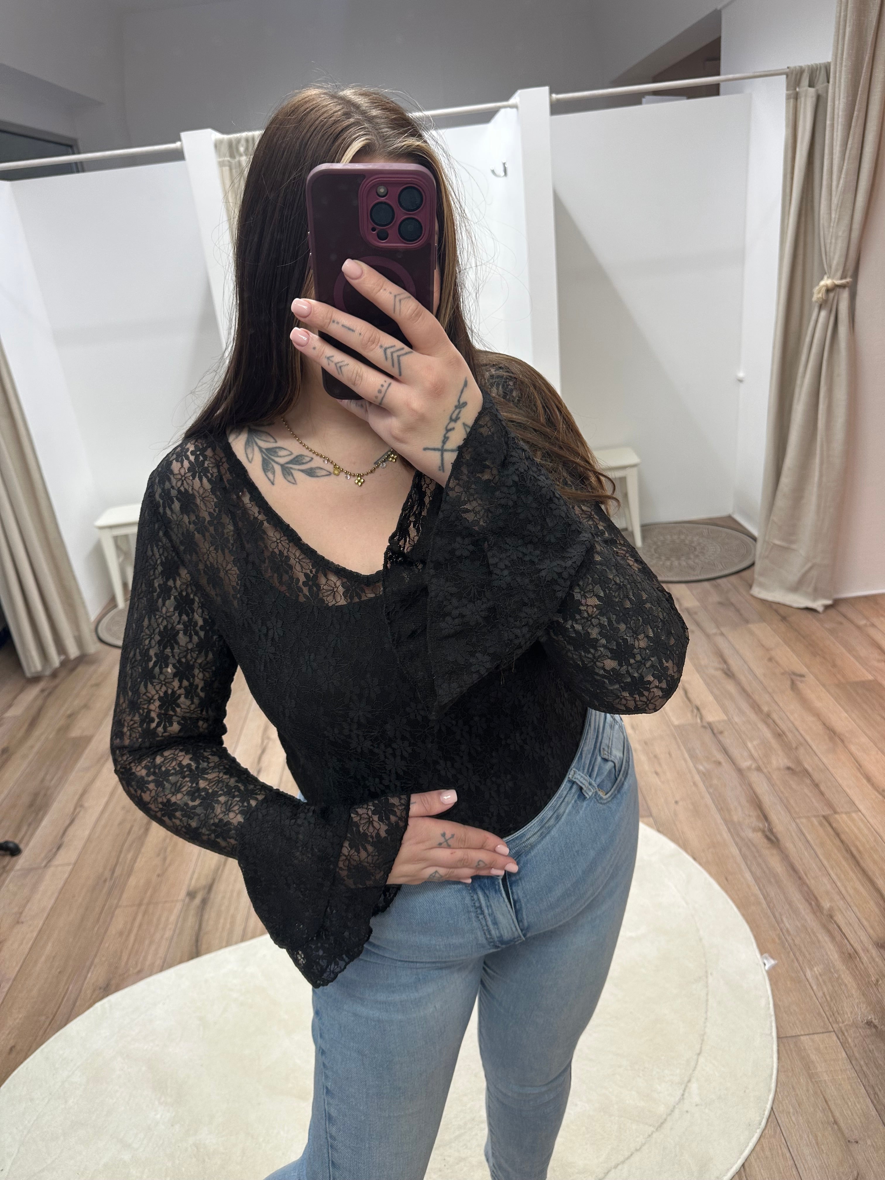 Spitzen Longsleeve Myra