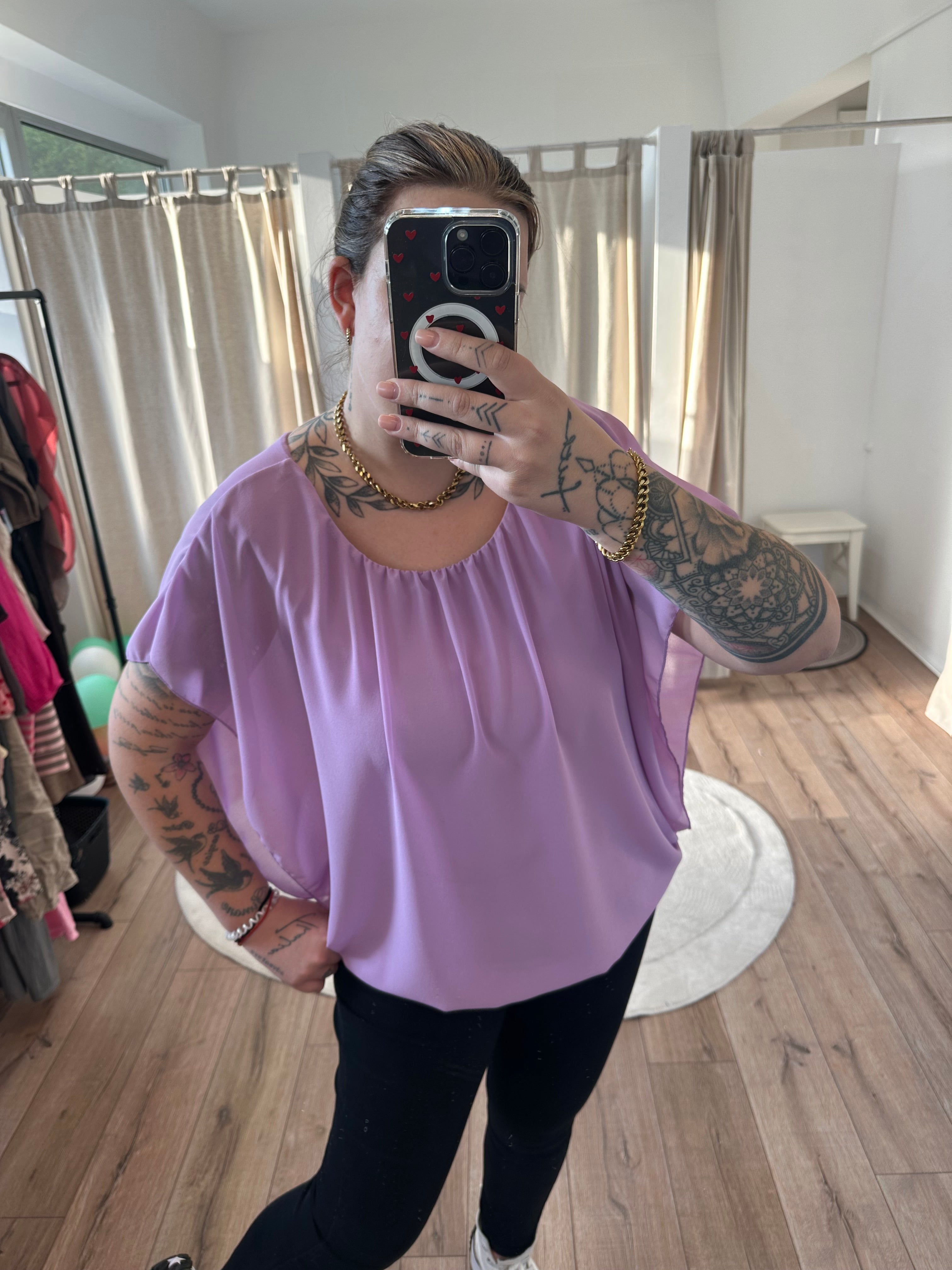 Flatterbluse