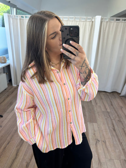 Musselinbluse Pastell