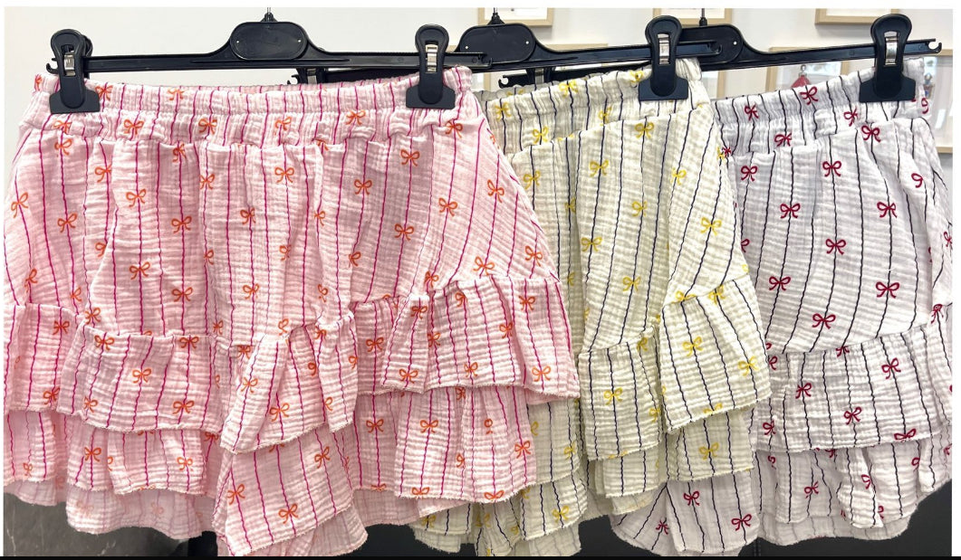 Musselinhosenrock Schleifen