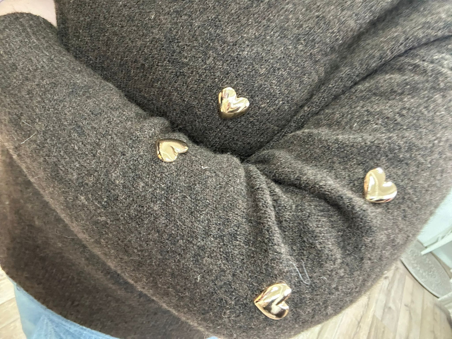 Strickpullover Golden Heart