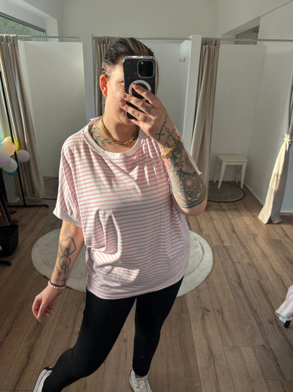 Oversize Streifenshirt