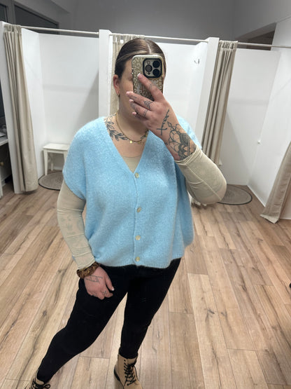 Oversize Strickweste