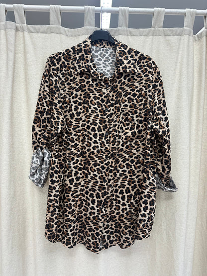 Leoparden Bluse