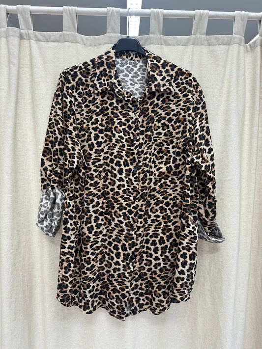 Leoparden Bluse