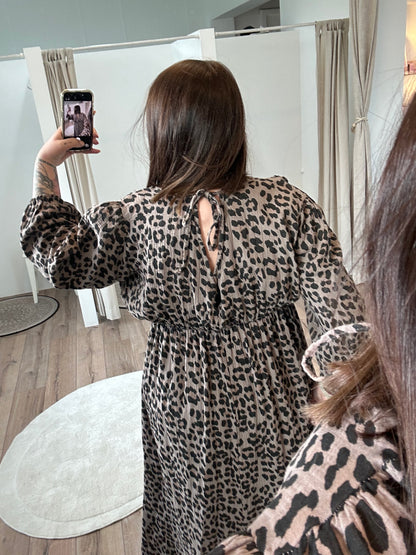 Maxikleid Leopard Curvy