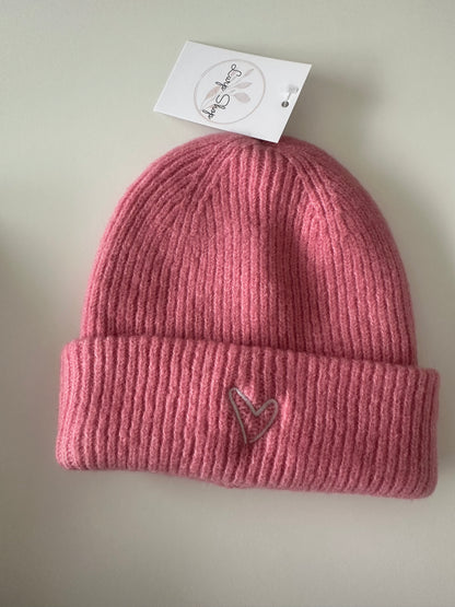Strickmütze Love
