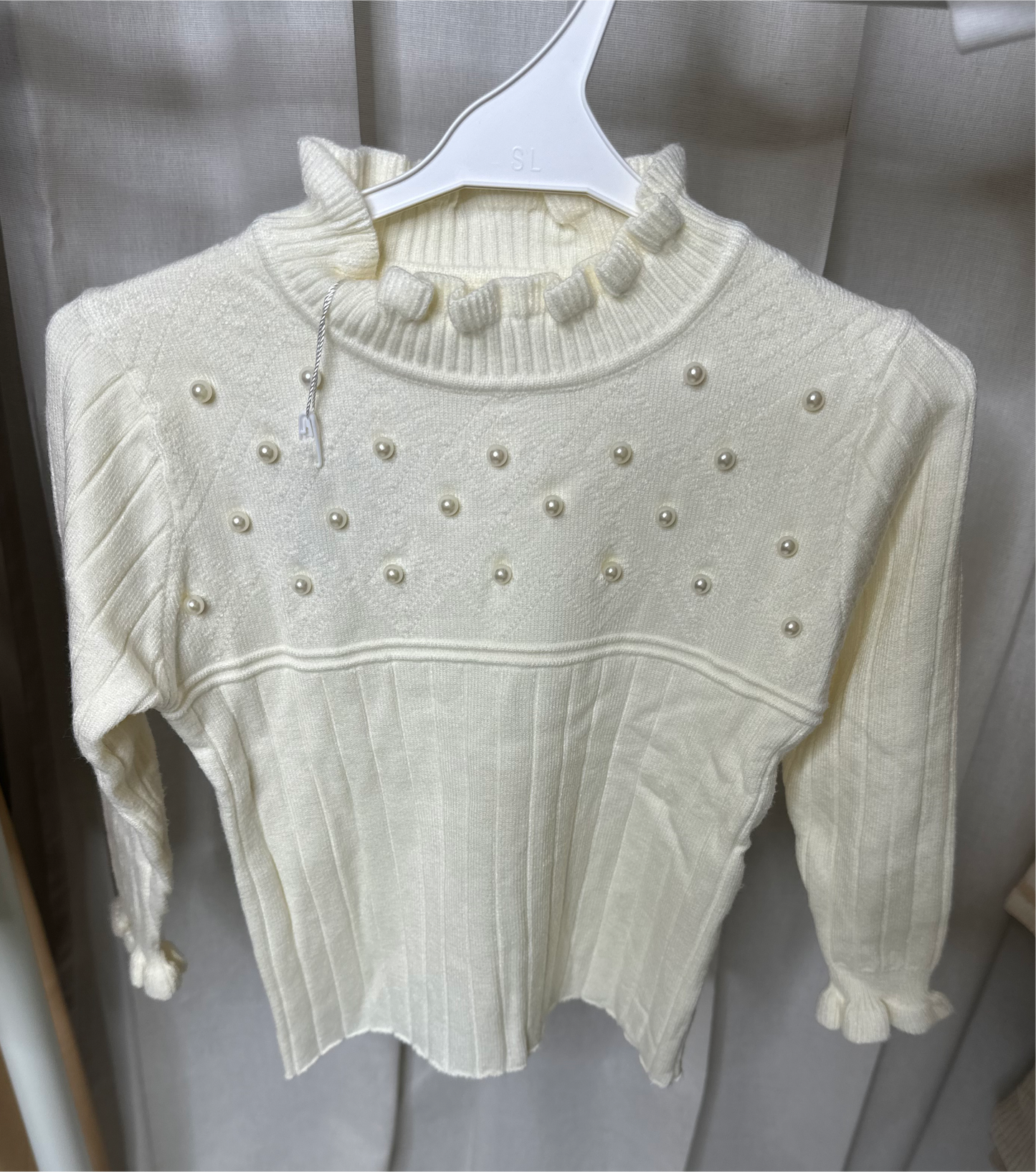 Langarmshirt Nola Creme