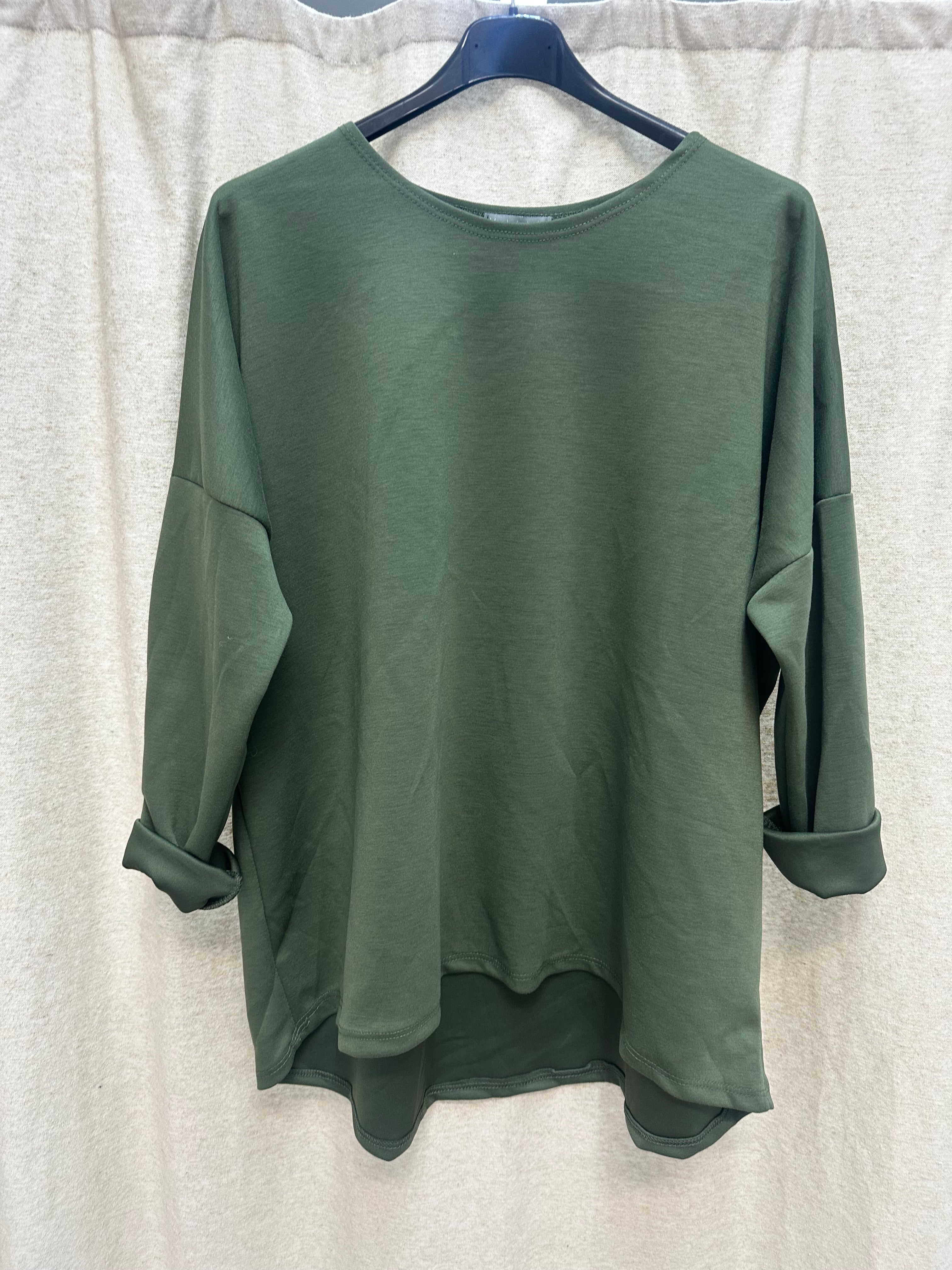 Basic Langarmshirt Curvy