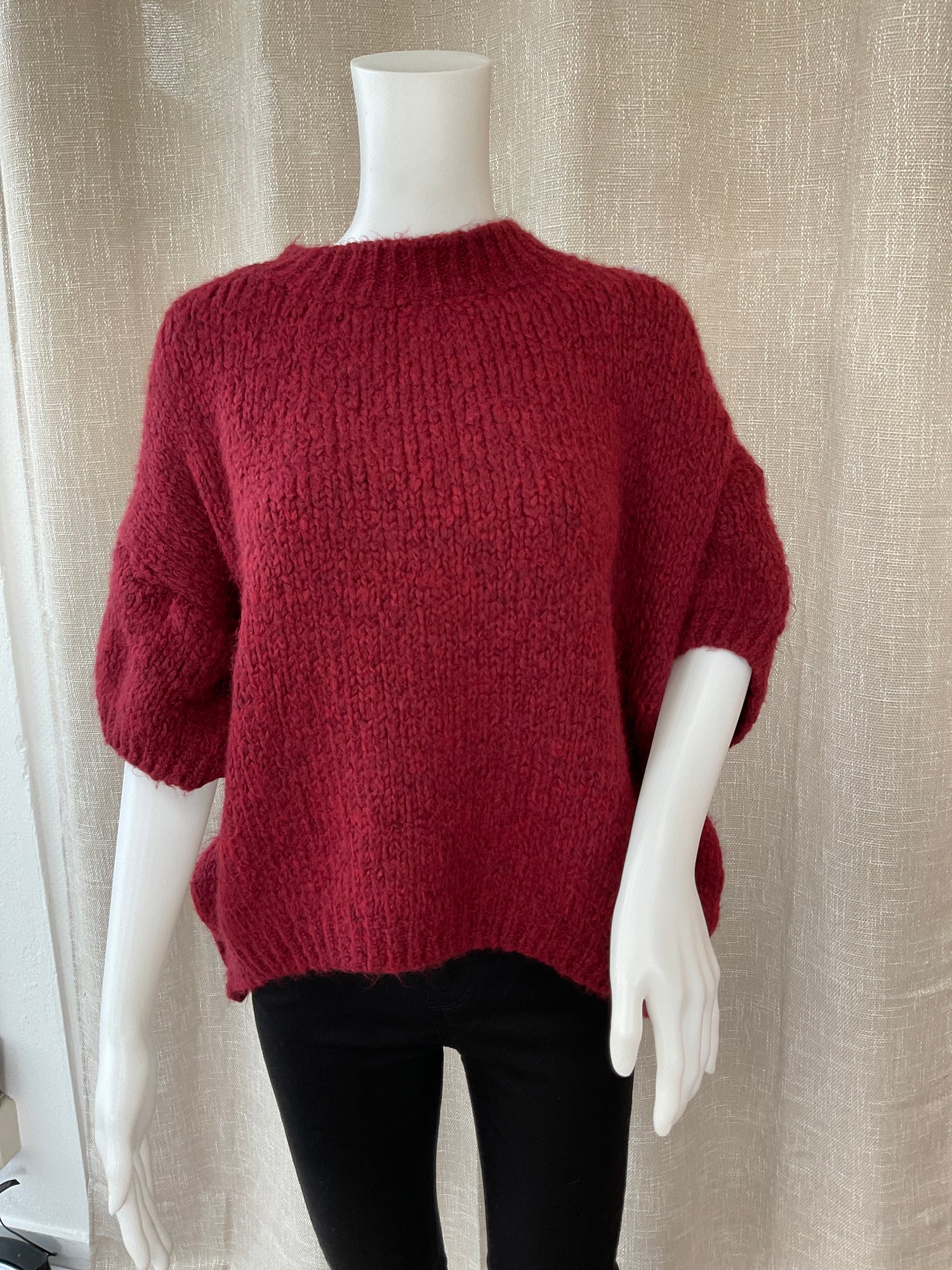 Kurzarm Strickpullover