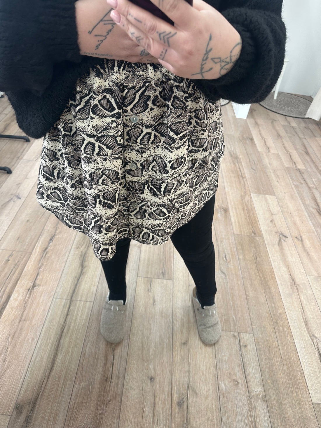 Blusenrock Verlängerung curvy Snake