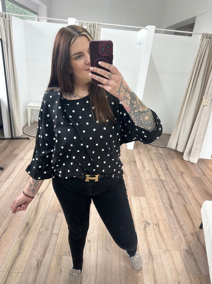 Blusenshirt Pünktchen