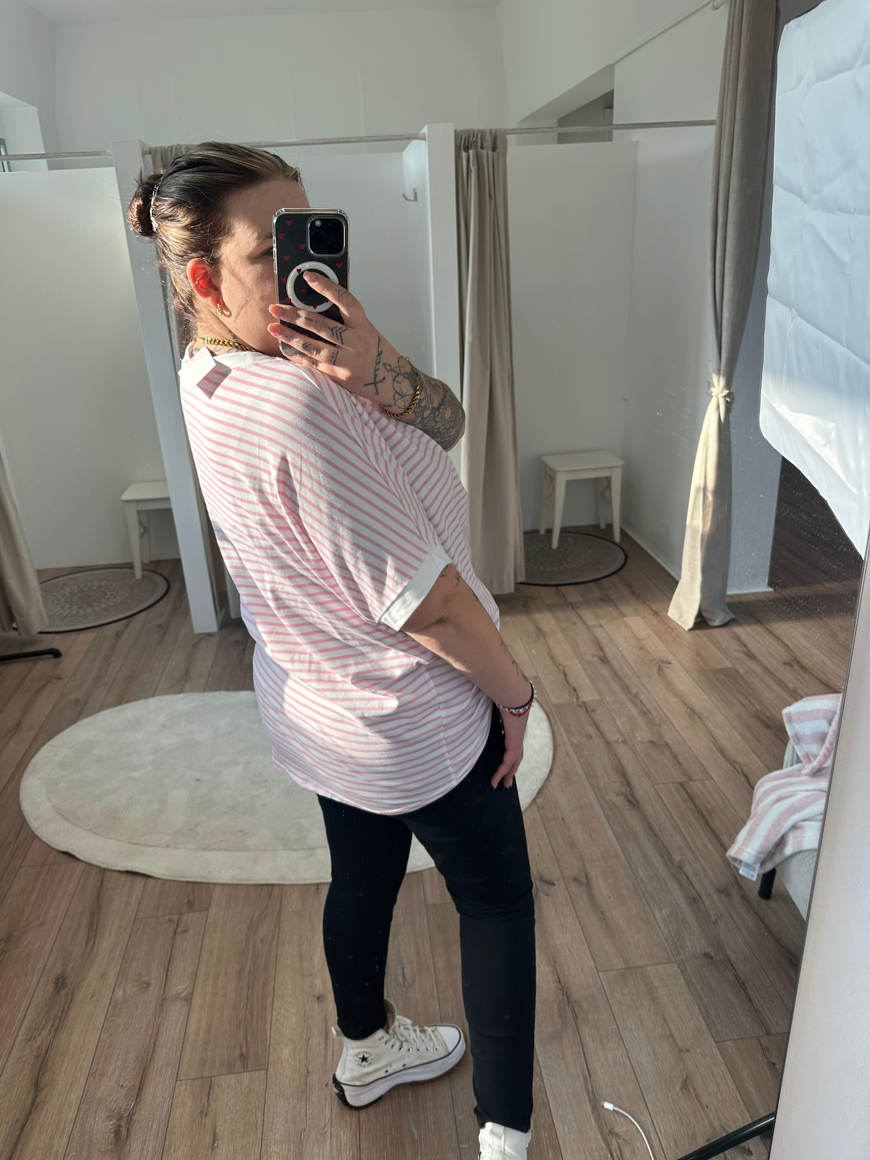 Oversize Streifenshirt
